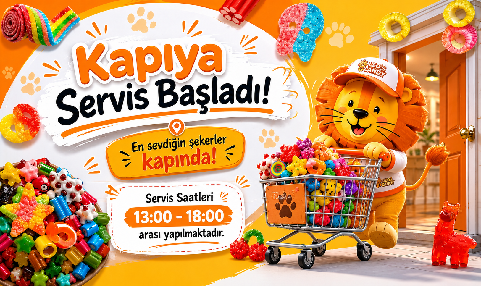 Leo's Candy — Hayalindeki şeker dükkanı